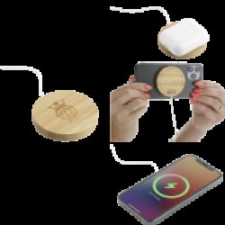 FSC Bamboo MagClick® Fast Wireless Charging Pad