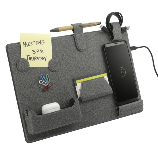 MagClick™ Fast Wireless Charging Desk Organizer