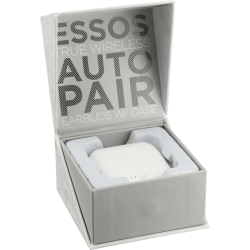 Essos True Wireless Auto Pair Earbuds w/Case