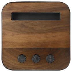 Shae Fabric and Wood Bluetooth Speaker