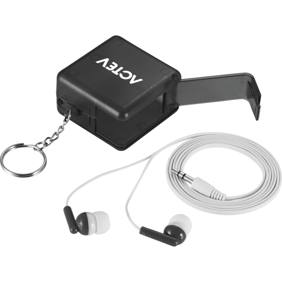Sound Off Wired Earbuds with Stand and Keychain Sound Off Wired Earbuds with Stand and Keychain