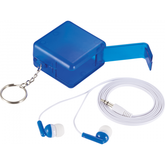 Sound Off Wired Earbuds with Stand and Keychain Sound Off Wired Earbuds with Stand and Keychain