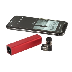 True Wireless Earbuds with Metal Charging Case
