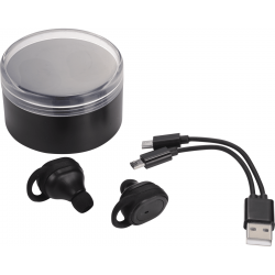 Tully True Wireless Earbuds and Case