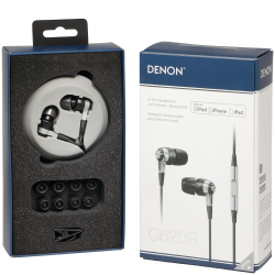 Denon AH-C620R Wired Earbuds with Music Control