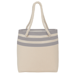 Capri Stripe Junior 8oz Cotton Canvas Rope Tote