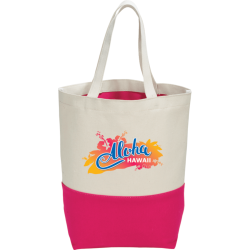 Color Pop 10oz Cotton Canvas Grocery Tote