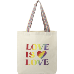 Rainbow Recycled 6oz Cotton Convention Tote