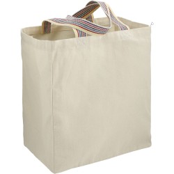 Rainbow Recycled 8oz Cotton Grocery Tote