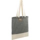 Split Recycled 5oz Cotton Twill Convention Tote