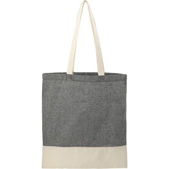 Split Recycled 5oz Cotton Twill Convention Tote