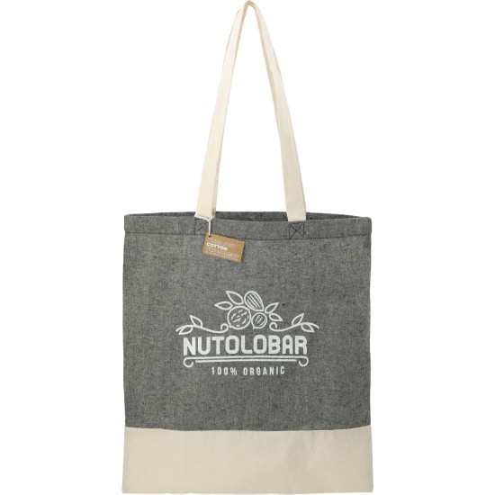 Split Recycled 5oz Cotton Twill Convention Tote