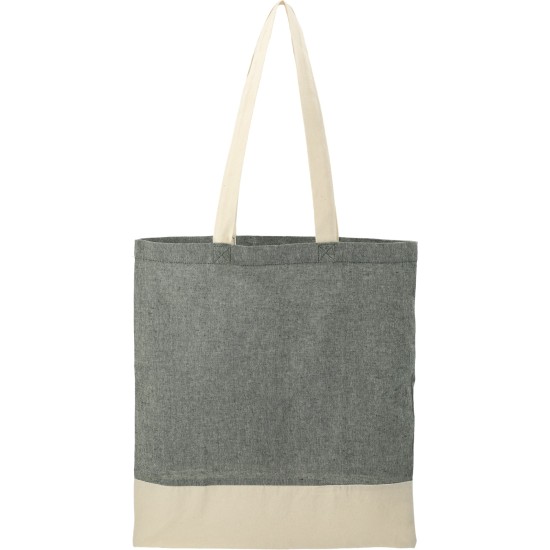 Split Recycled 5oz Cotton Twill Convention Tote