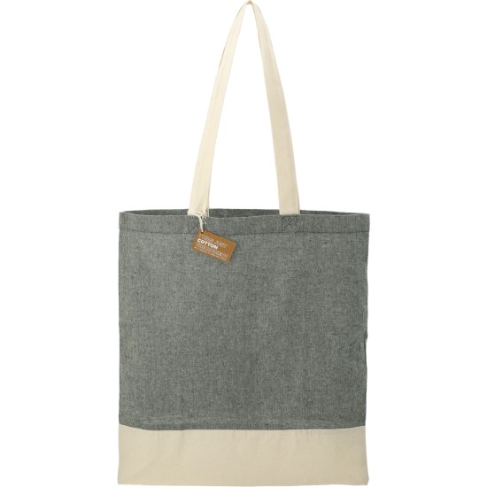 Split Recycled 5oz Cotton Twill Convention Tote