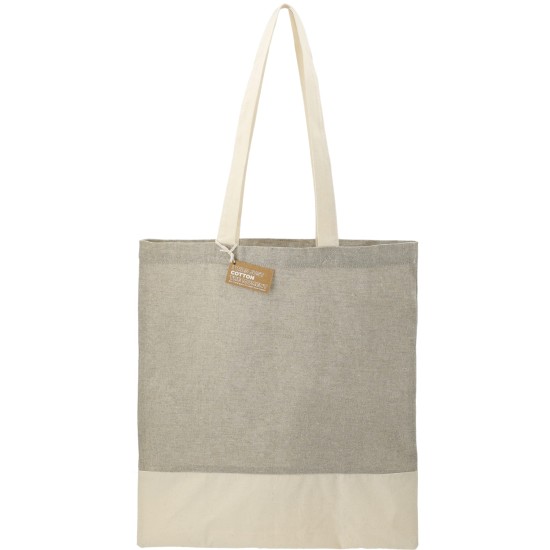 Split Recycled 5oz Cotton Twill Convention Tote