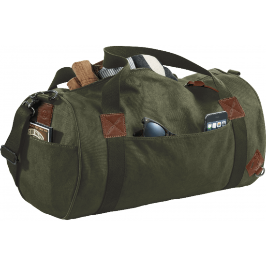 Alternative® Basic 20" Cotton Barrel Duffel Bag