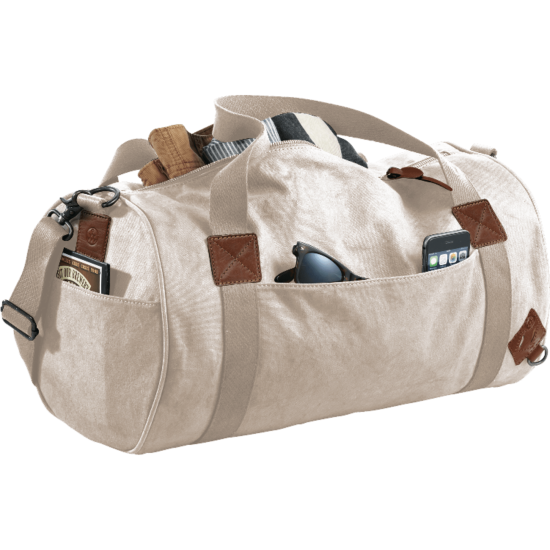Alternative® Basic 20" Cotton Barrel Duffel Bag