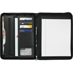 Millennium Leather Zippered Padfolio