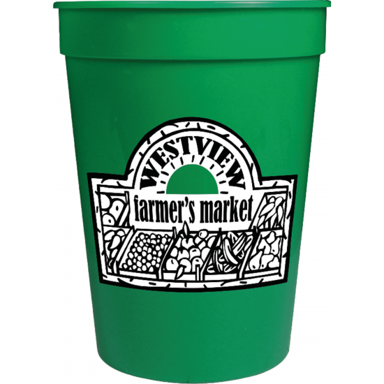 Solid 12oz Stadium Cup