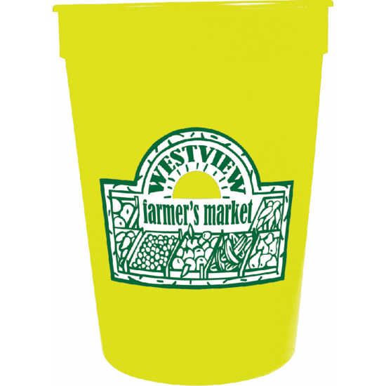 Solid 12oz Stadium Cup