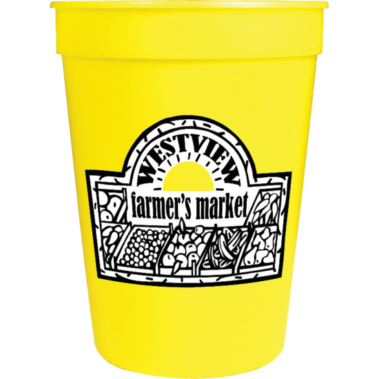 Solid 12oz Stadium Cup