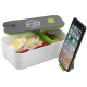 2 Compartment Bento Box with Phone Stand