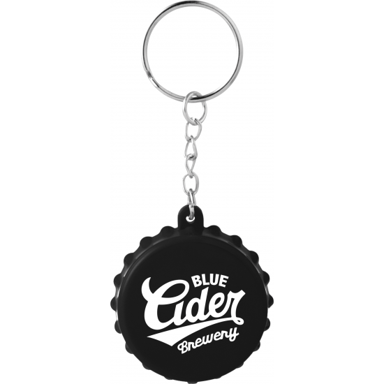 Beer Cap Keychain with Bottle Opener