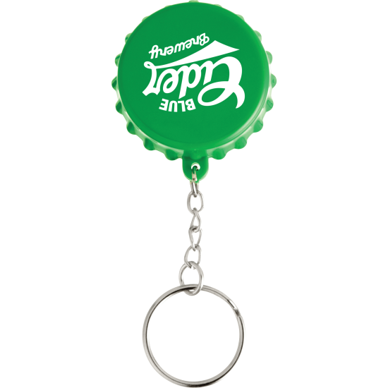 Beer Cap Keychain with Bottle Opener