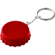 Color: Red (RD) (Row Apparel) Beer Cap Keychain with Bottle Opener