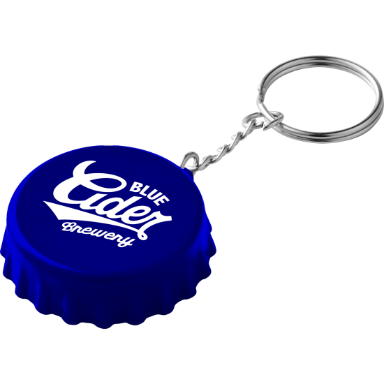 Beer Cap Keychain with Bottle Opener