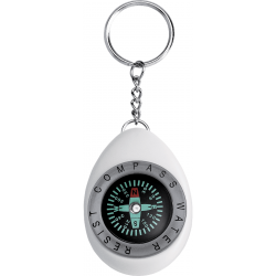 Oval Compass Key Ring