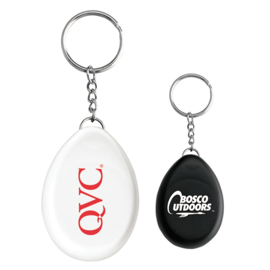 Oval Compass Key Ring