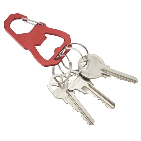 Keyrings Carabiner with Bottle Opener