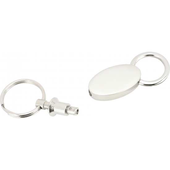 Oval Valet Key Ring