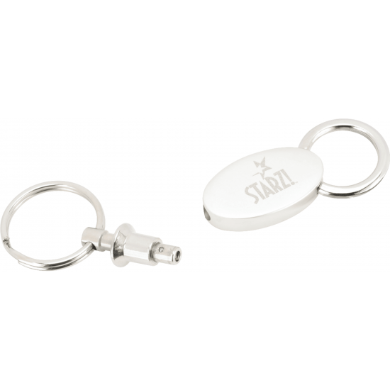 Oval Valet Key Ring