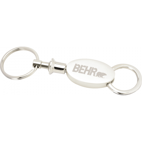 Oval Valet Key Ring