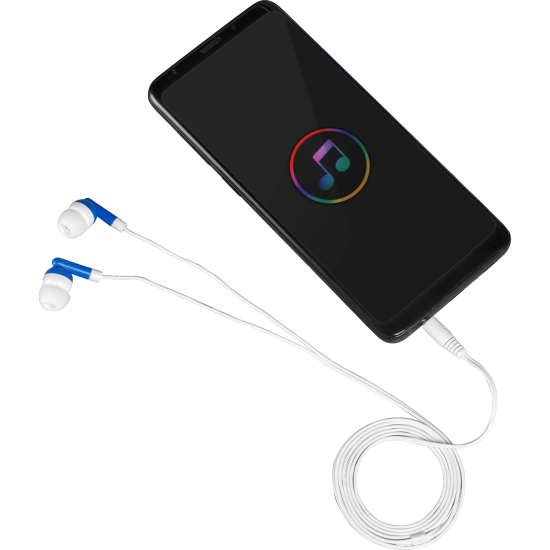 3-in-1 Charging Cable w/Colorful Earbuds