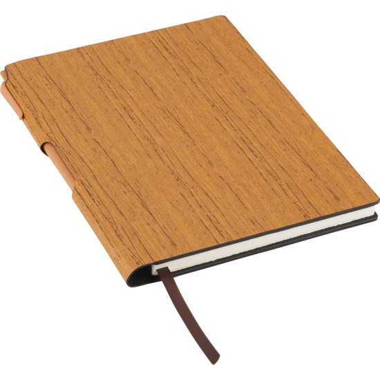 6" x 8.5" Bari Notebook with Pen