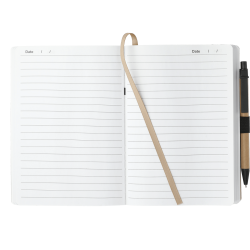 5.5"x 7" Eco Perfect Bound Notebk w/ Pen