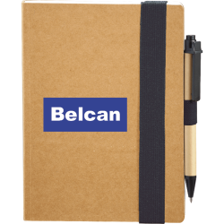 5.5"x 7" Eco Perfect Bound Notebk w/ Pen