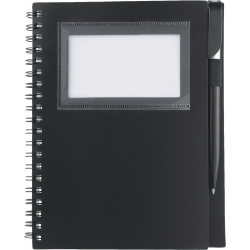 5.5" x 7" Star Spiral Notebook w/Pen
