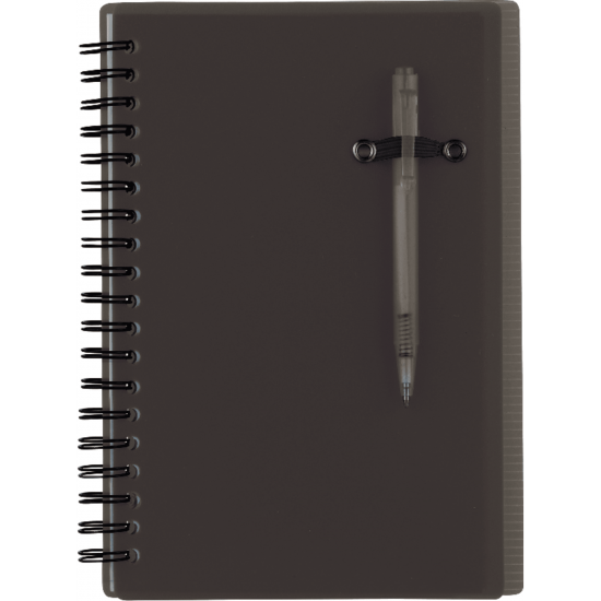 5" x 7" Chronicle Spiral Notebook w/Pen