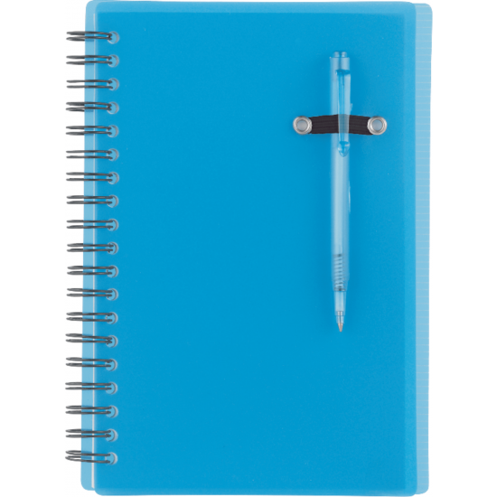 5" x 7" Chronicle Spiral Notebook w/Pen