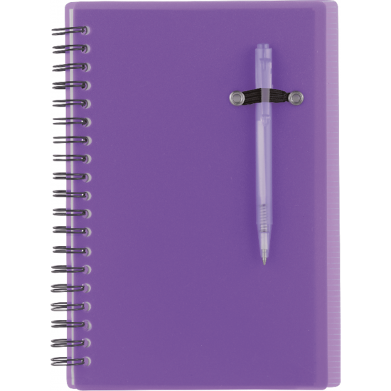 5" x 7" Chronicle Spiral Notebook w/Pen