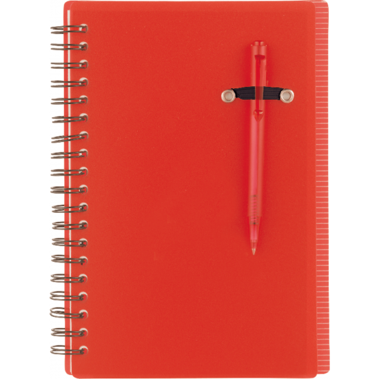 5" x 7" Chronicle Spiral Notebook w/Pen