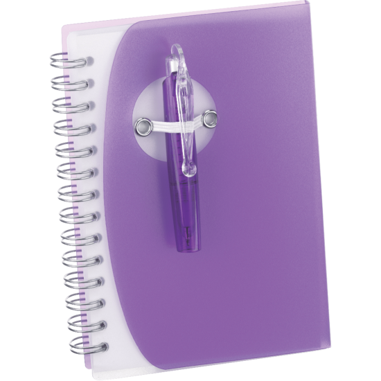 4" x 5.5" Tribune Spiral Notebook w/ Pen