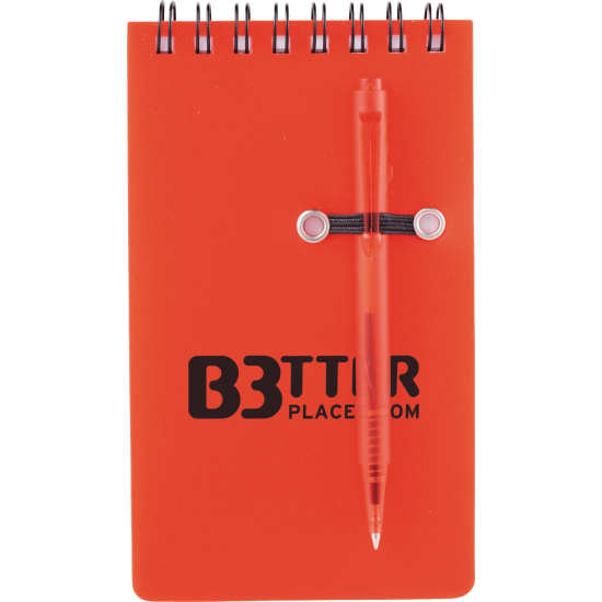 3" x 5" Daily Spiral Jotter with Pen