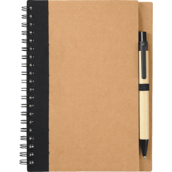 5" x 7" Eco Spiral Notebook with Pen