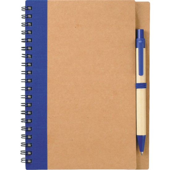 5" x 7" Eco Spiral Notebook with Pen
