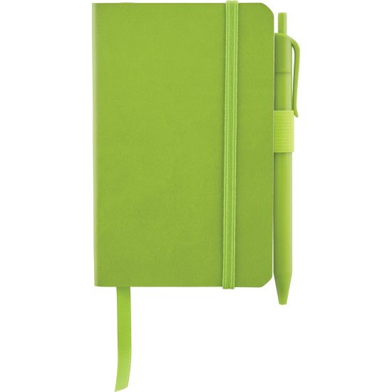 3.5" x 5.5" Hue Soft Pocket Notebook with Pen